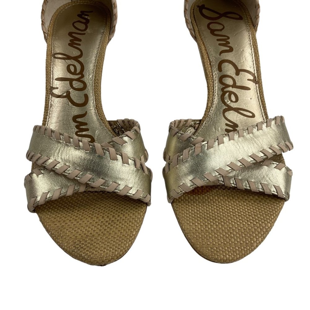 Sam Edelman Silvia Leather Wedge size 6.5